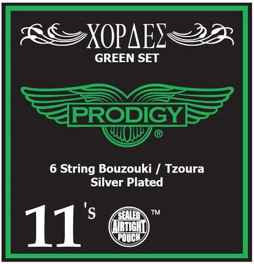 Prodigy Set of Strings 11 - 22 for Bouzouki 11s Strings