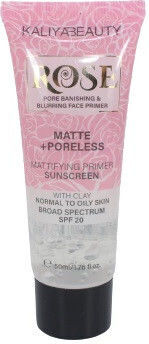 Baza de machiaj pentru estomparea porilor Kaliya Beauty Rose Pore Blurring Face Primer Matte Poreless Spf20 50 Ml