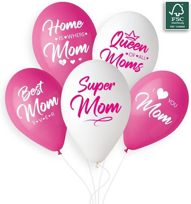 Super Mom Luftballon Set 5 Stück