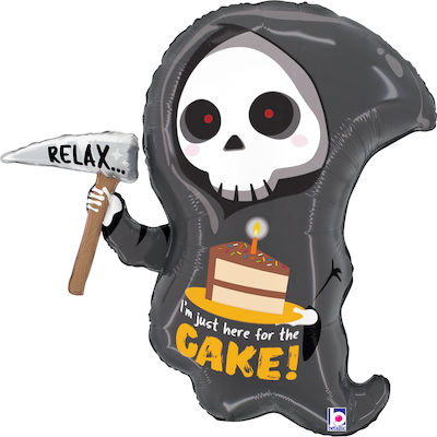 25" Birthday Balloon Reaper Cake