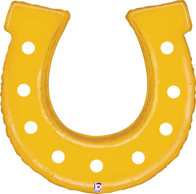 25" Balloon Gold Horseshoe