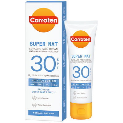 Carroten Super Mat Waterproof Sunscreen Cream Face SPF30 50ml