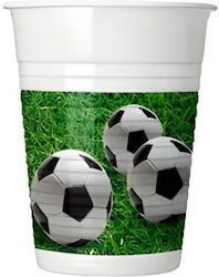 Football Ball Glasses 8 pcs