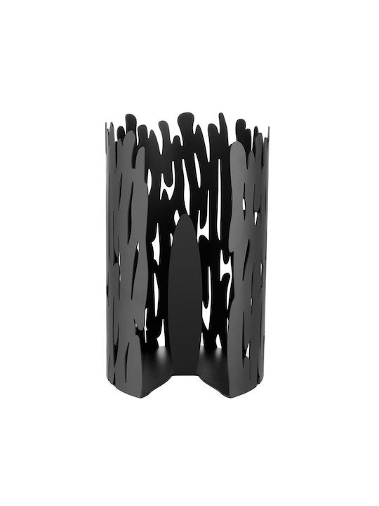 Alessi Papierhandtuchhalter Schwarz 15.5x24x24cm Barkroll