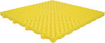 Bathtub Mat with Suction Cups Yellow 40x40cm