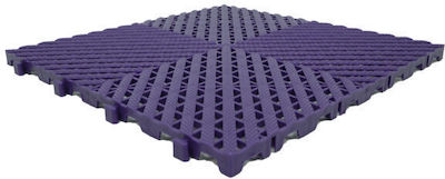 Bathtub Mat with Suction Cups Purple 40x40cm