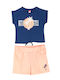 Joyce Kids Set with Shorts Summer 2pcs Blue