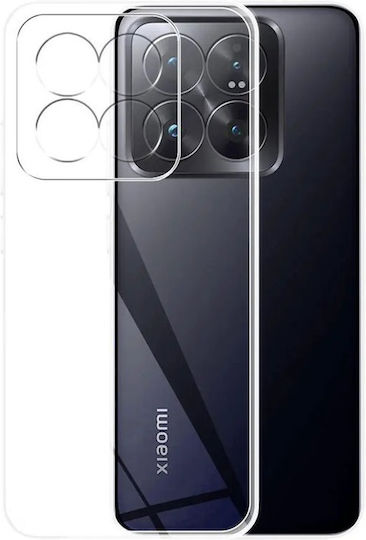 Задна корица Силикон Прозрачен (Xiaomi 14)