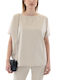 MY T Women's Oversized T-shirt Beige