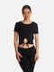Paco & Co Women's Blouse Short Sleeve Black