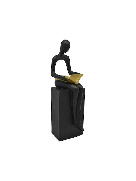 Ankor Decorative Vase Black 10x8.9x28cm