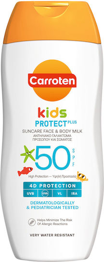 Carroten Kids Protect Plus SPF50 Παιδικό Αντηλιακό Γαλάκτωμα για Πρόσωπο & Σώμα 200ml