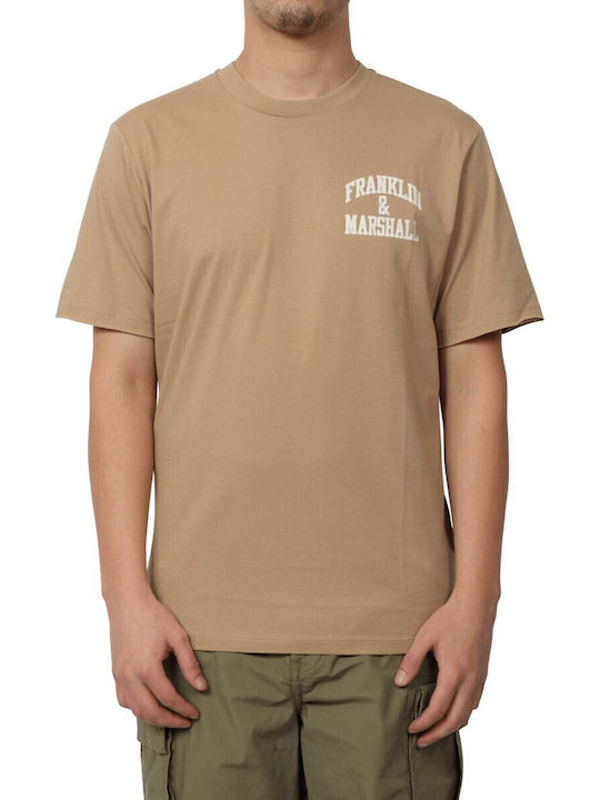 Franklin & Marshall T-shirt Μπεζ