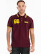 Hellister Polo Blouse Burgundy