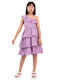 Evita Kids Dress Purple