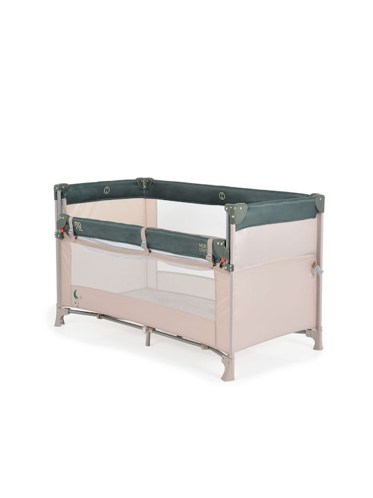 Moni Next Level Playpen with Mattress Beige 125x65cm