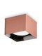 Ideal Lux Einzel LED Spot in Kupfer Farbe