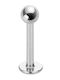Stahl Piercing 3mm Silber