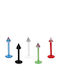Sequoia Σκουλαρίκι Piercing Labret Set 5 Χρωματα Κώνος Τάπα Ακρυλικά I-01074