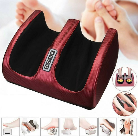 Kugel Massage Shiatsu für die Beine & den Körper mit Infrarotwärme Rot