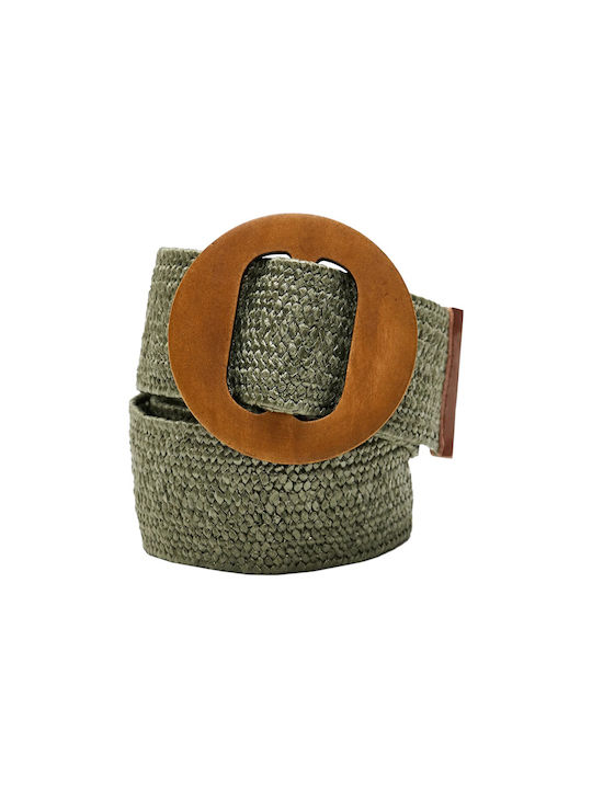 Funky Buddha Women's Belt Green