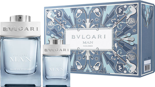 Bvlgari Bvlgari Man Glacial Essence Juice Case 2 Pcs Eau De Parfum Spray 100 Ml + Eau De Parfum Spray 15 Ml