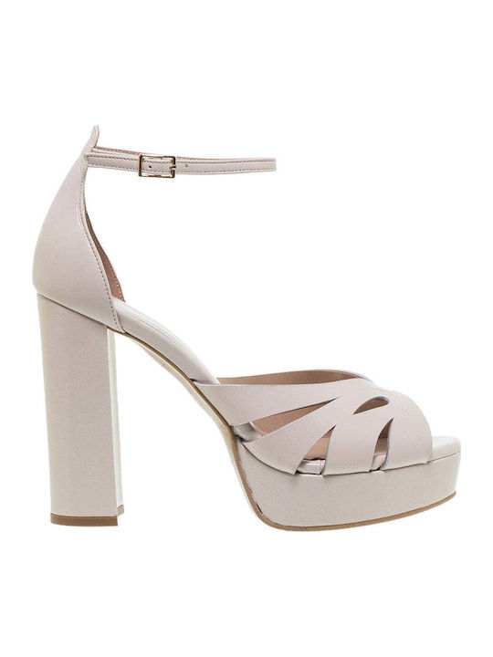 Mourtzi Leather Sandals Bronze
