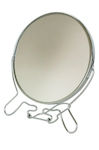 Table Mirror Double sided 7''' Silver