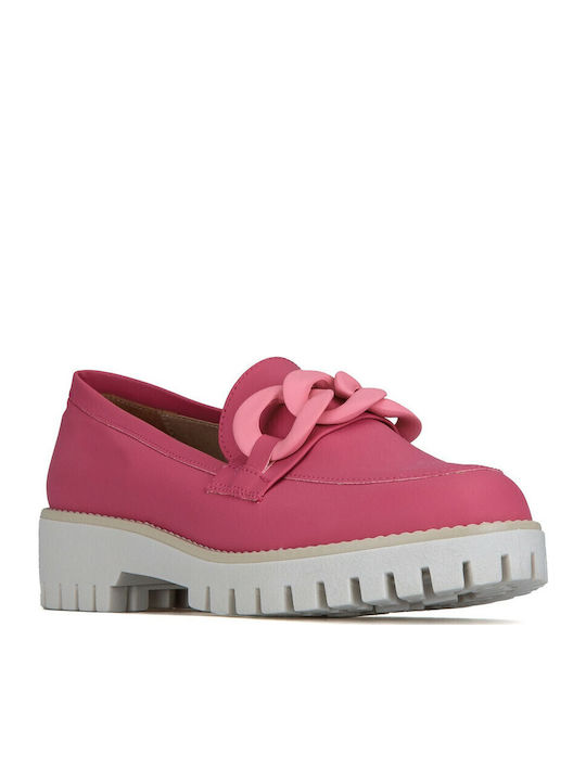 Silia D Mocasini dama în culoarea Fuchsia