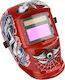 Red Technic Welding Helmet Red