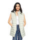 Splendid Women's Short Lifestyle Jacket for Winter with Detachable Hood Mint