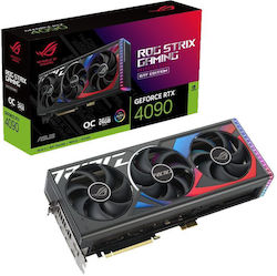 Asus GeForce RTX 4090 24GB GDDR6X ROG Strix OC Gaming BTF Edition Κάρτα Γραφικών