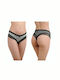 Women's Brazil 2Pack with Lace MULTICOLOR