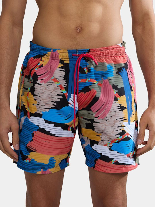 Napapijri Men's Swimwear Shorts Multicolour with Patterns