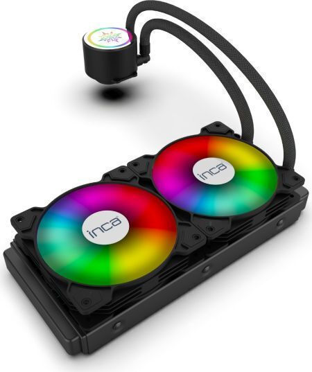 Inca ISS-02XN Охлаждане AIO CPU с 2 Вентилатора 120mm и ARGB Осветление