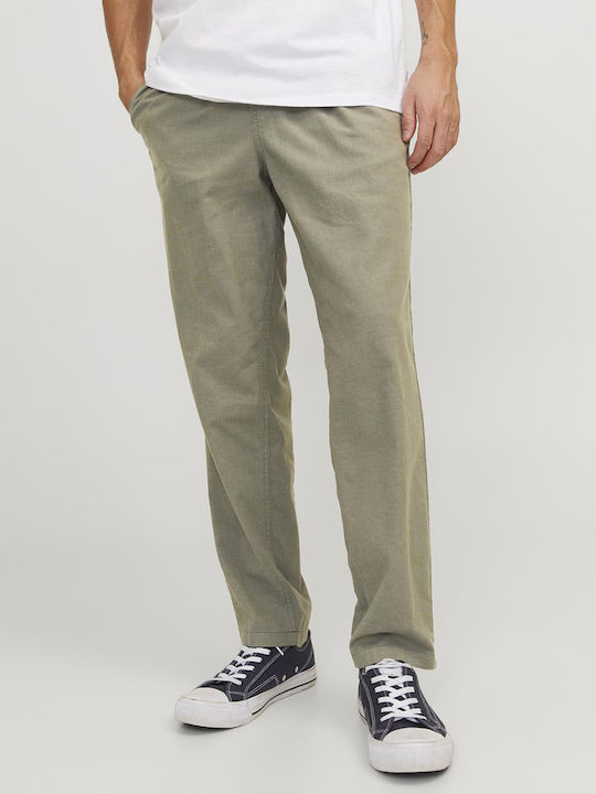 Jack & Jones Herrenhosen Elastische Deep Lichen...