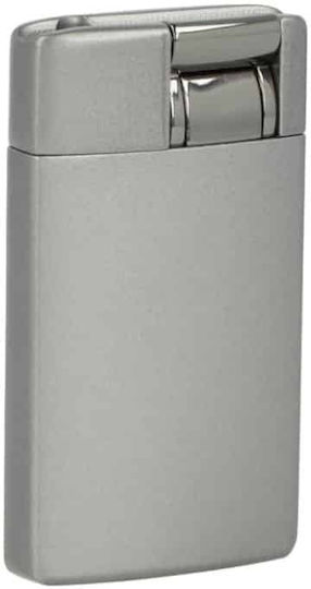 EuroJet Lighter Flame Windproof with Jet Flame in Silver color