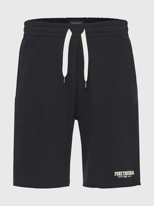 Funky Buddha Pantaloni scurți sport bărbați Negru