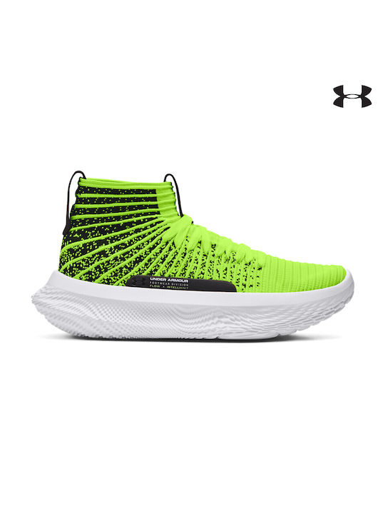 Under Armour Flow Futr X Elite Ψηλά Μπασκετικά Παπούτσια Πράσινα