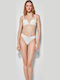 Gisela Lace Underwear Set with Bra & Brazil White