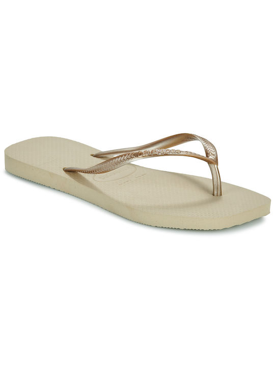 Havaianas Frauen Flip Flops in Gold Farbe