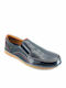 Δερμάτινα Ανδρικά Slip-On Μπλε