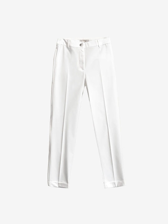 Passager Women's Fabric Trousers White