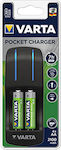 Varta Charger 4 Batteries Ni-MH Size AA