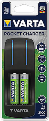 Varta Charger 4 Batteries Ni-MH Size AA