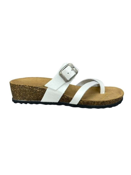 Smart Steps Leather Women's Sandals White