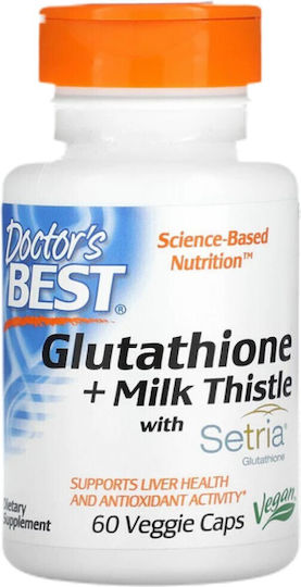 Doctor's Best Glutathione + Milk Thistle 60 Капсули