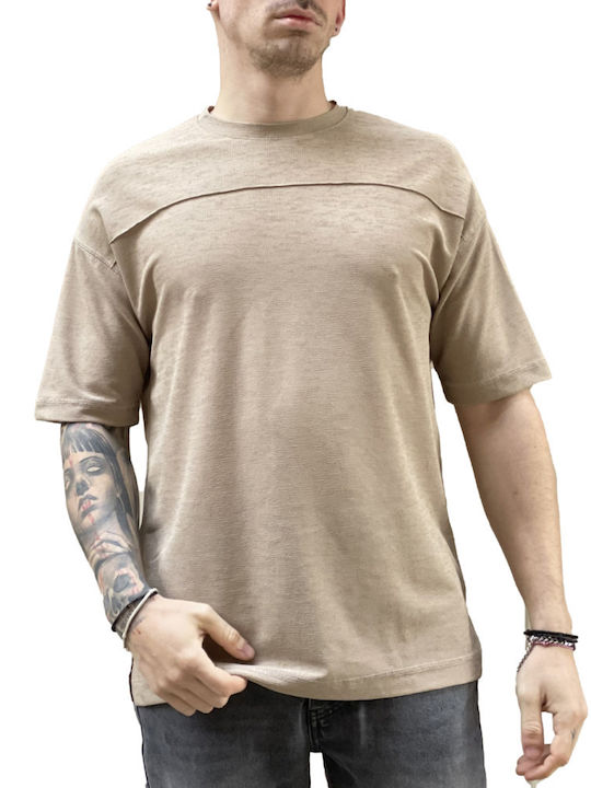 Marrakech Herren Kurzarmshirt beige