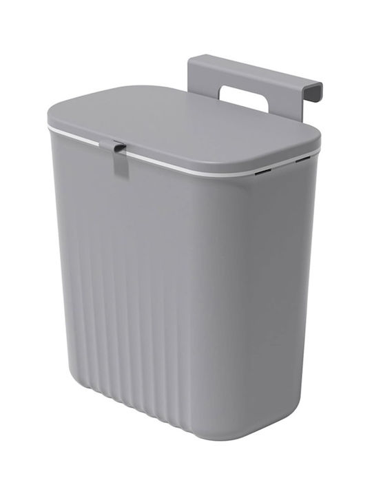 UmiDigi Waste Bin Waste Plastic for Cabinet Gray 9lt 1pcs