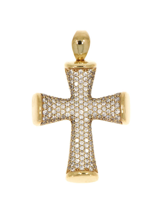 Senzio Belibasakis Women's Gold Cross 14K